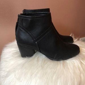 Black ankle booties